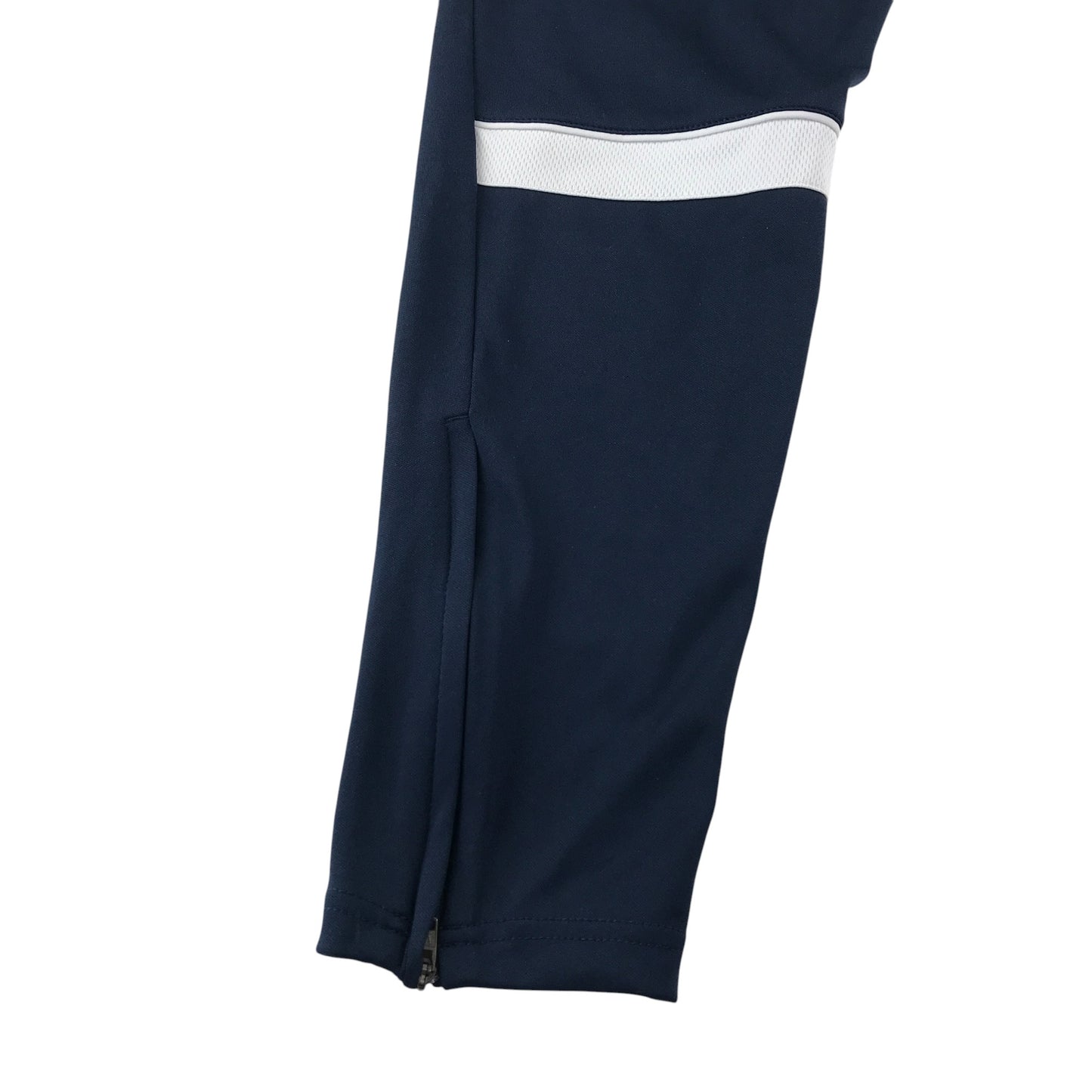 Nike sport joggers men's size M navy blue slim leg tracksuit bottoms