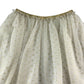 Boden skirt 15-16 years white and gold sparkly midi length layered mesh