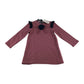 Debesos dress 4-5 years pink with bowtie and mesh shoulders