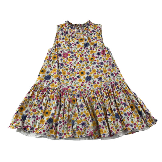 George dress 6-7 years multicolour floral A-line cotton viscose mix