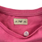 F&F t-shirt 9-10 years pink butterfly cap sleeve plain cotton