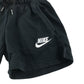 Nike shorts 8-9 years black jersey with elasticated waistband