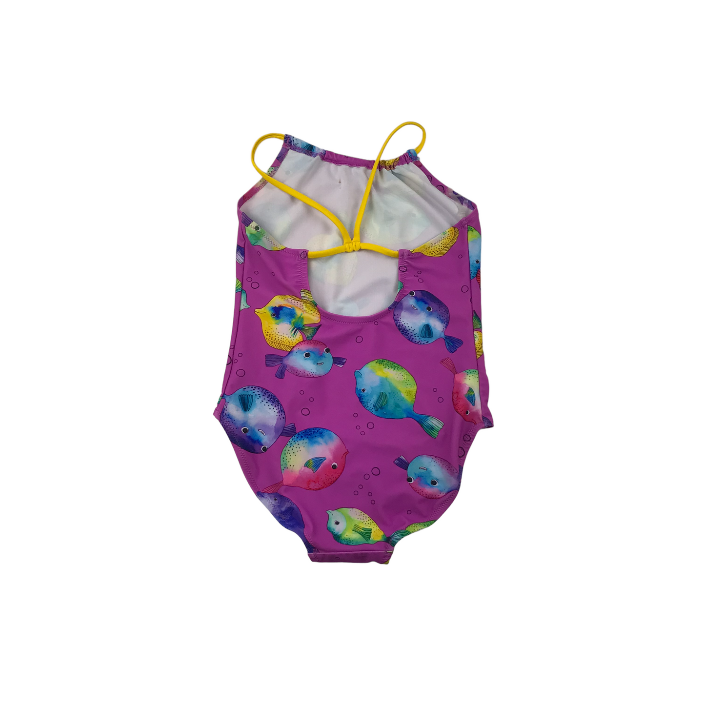 Next Purple Exotic Fish Swimsuit Age 10