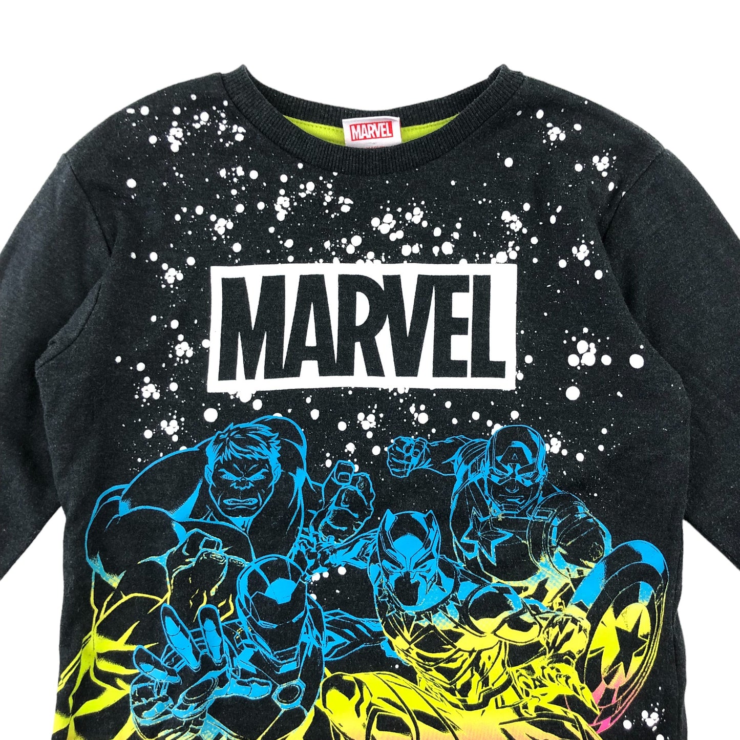 Marvel Avengers T-Shirt 6-7 Years Dark Grey Character Graphic