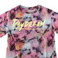 Next t-shirt 9-10 years pink tie dye Day Dream print short sleeve cotton