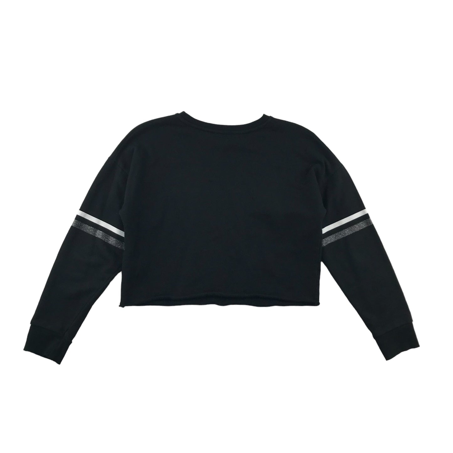 Primark Sweater Age 12 Black New York Vibes Cropped Cotton