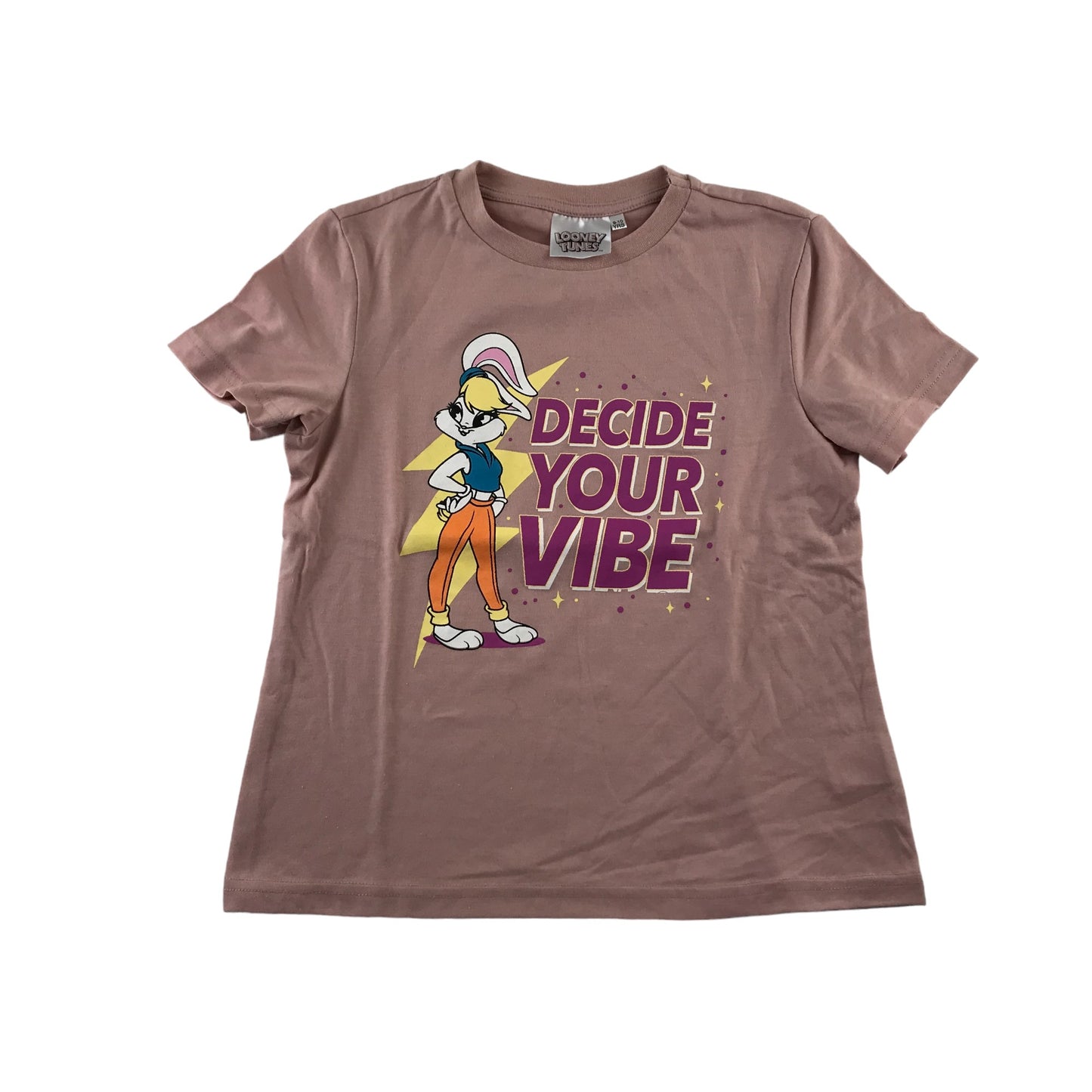 Looney Tunes t-shirt 9-10 years mauve Lola Bunny print short sleeve