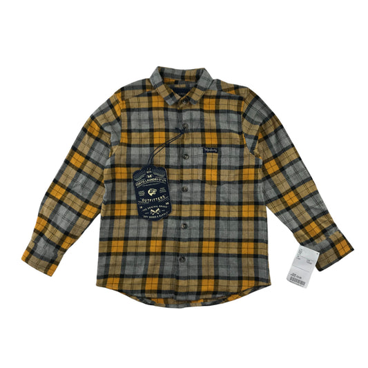 Tokyo Laundry shirt 4-5 years mustard yellow long sleeve button up