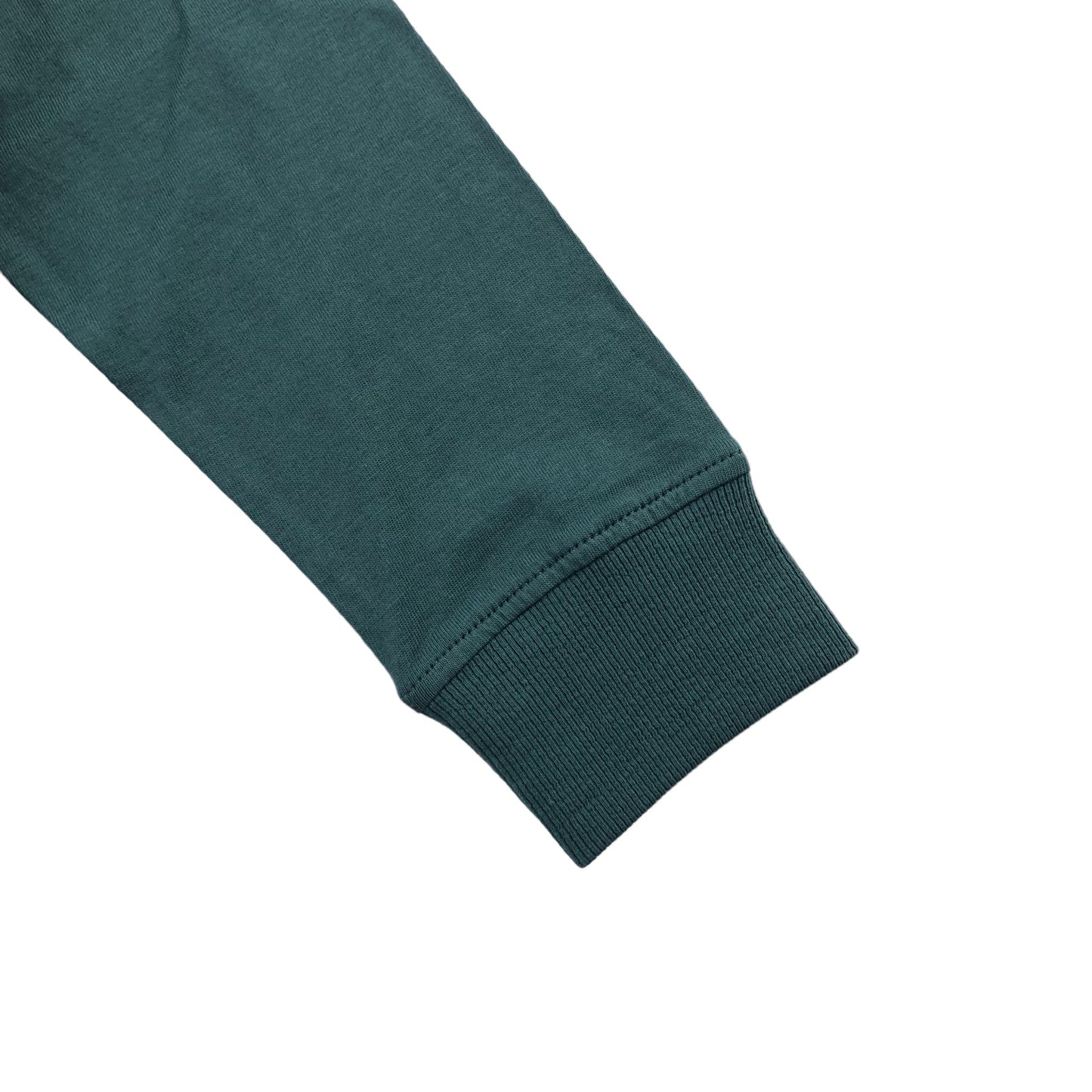 M&S T-Shirt 6-7 Years Dusty turquoise green Plain Long Sleeve Tee