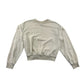 H&M Sweater Size Women XS Cream Cropped Human Being Embroidery text