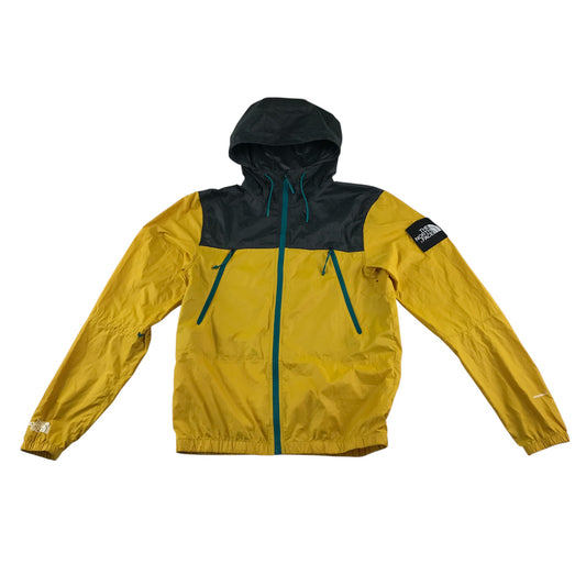 The North Face jacket men's size S yellow and black light windbreaker