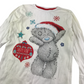 George Christmas T-Shirt Age 8 White Tatty Teddy