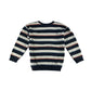 Nutmeg sweater 6-7 years navy and white stripy