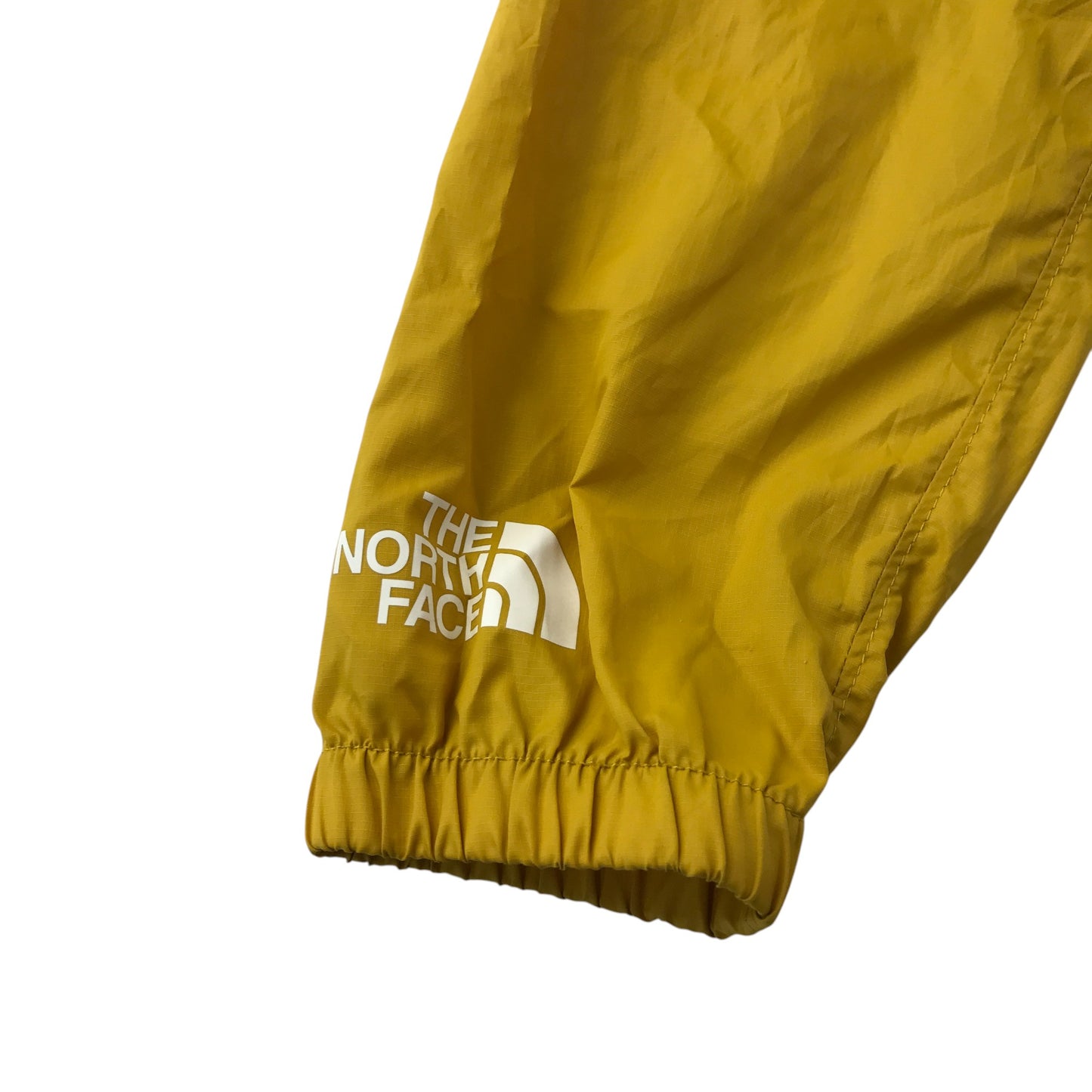 The North Face jacket men's size S yellow and black light windbreaker