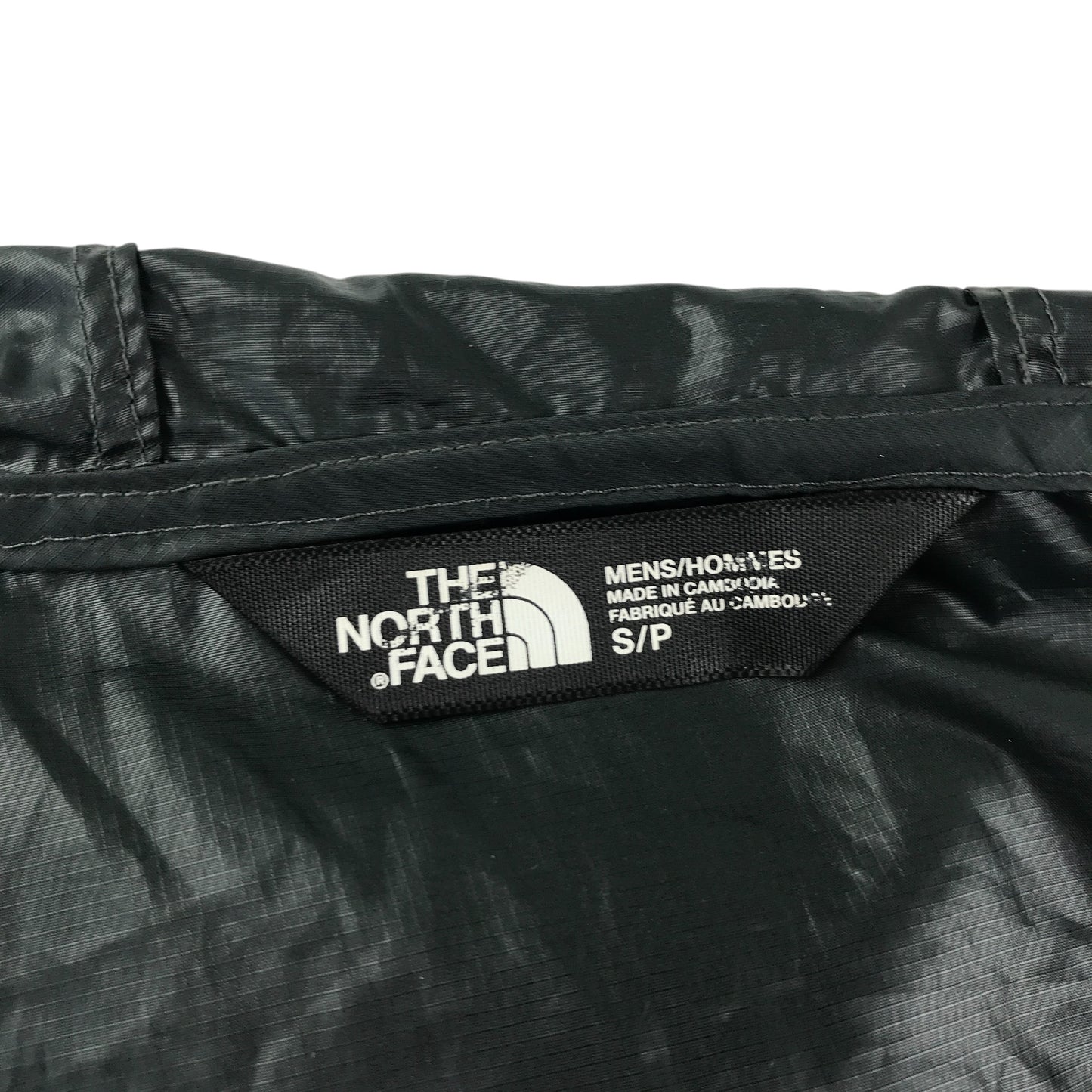The North Face jacket men's size S yellow and black light windbreaker