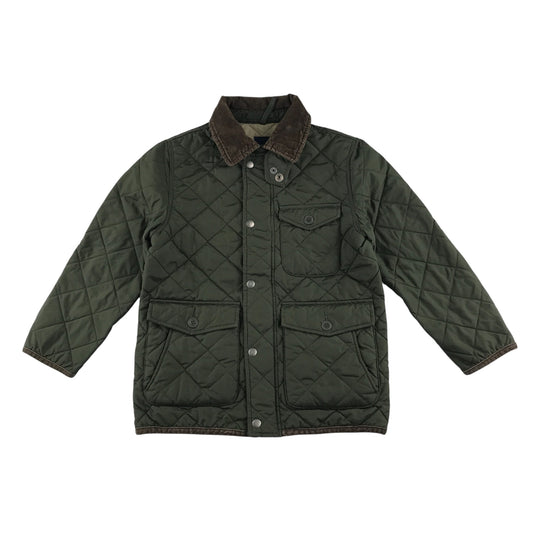 GAP jacket 8-9 year green quilted light utility coat