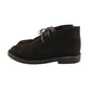Clarks shoes shoe size 2 brown suede leather boots with laces
