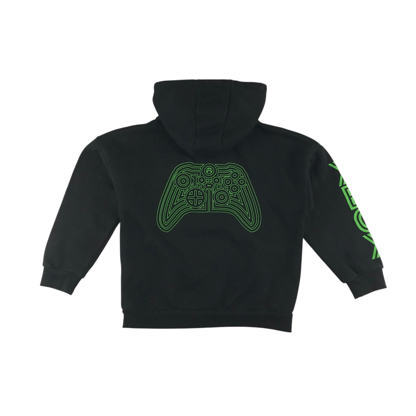 Primark hoodie 6-7 years black XBox quarter zipper