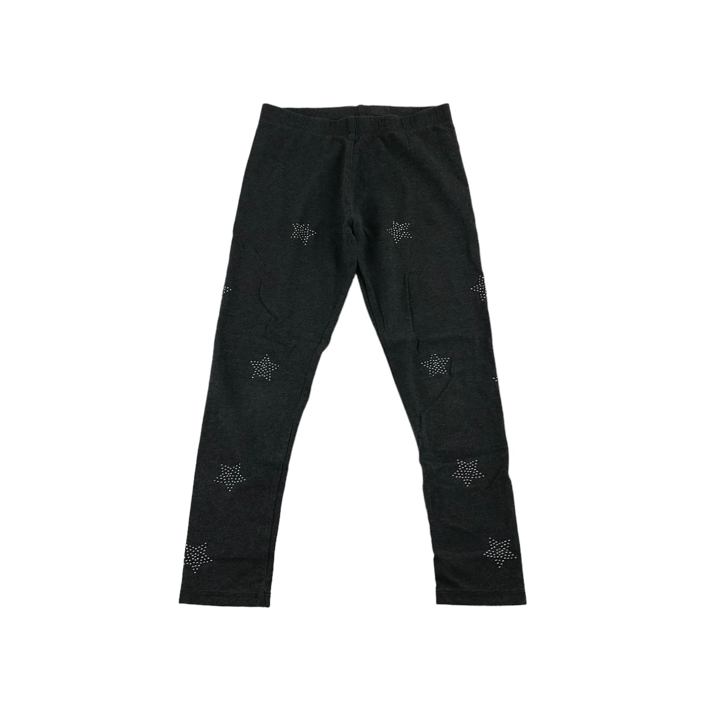 Next Leggings Age 9 Dark Grey with Stars