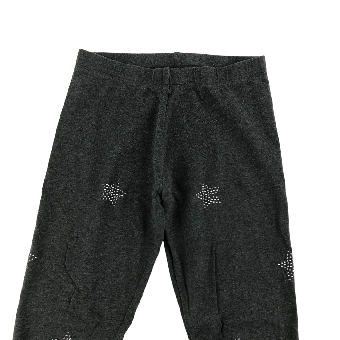 Next Leggings Age 9 Dark Grey with Stars