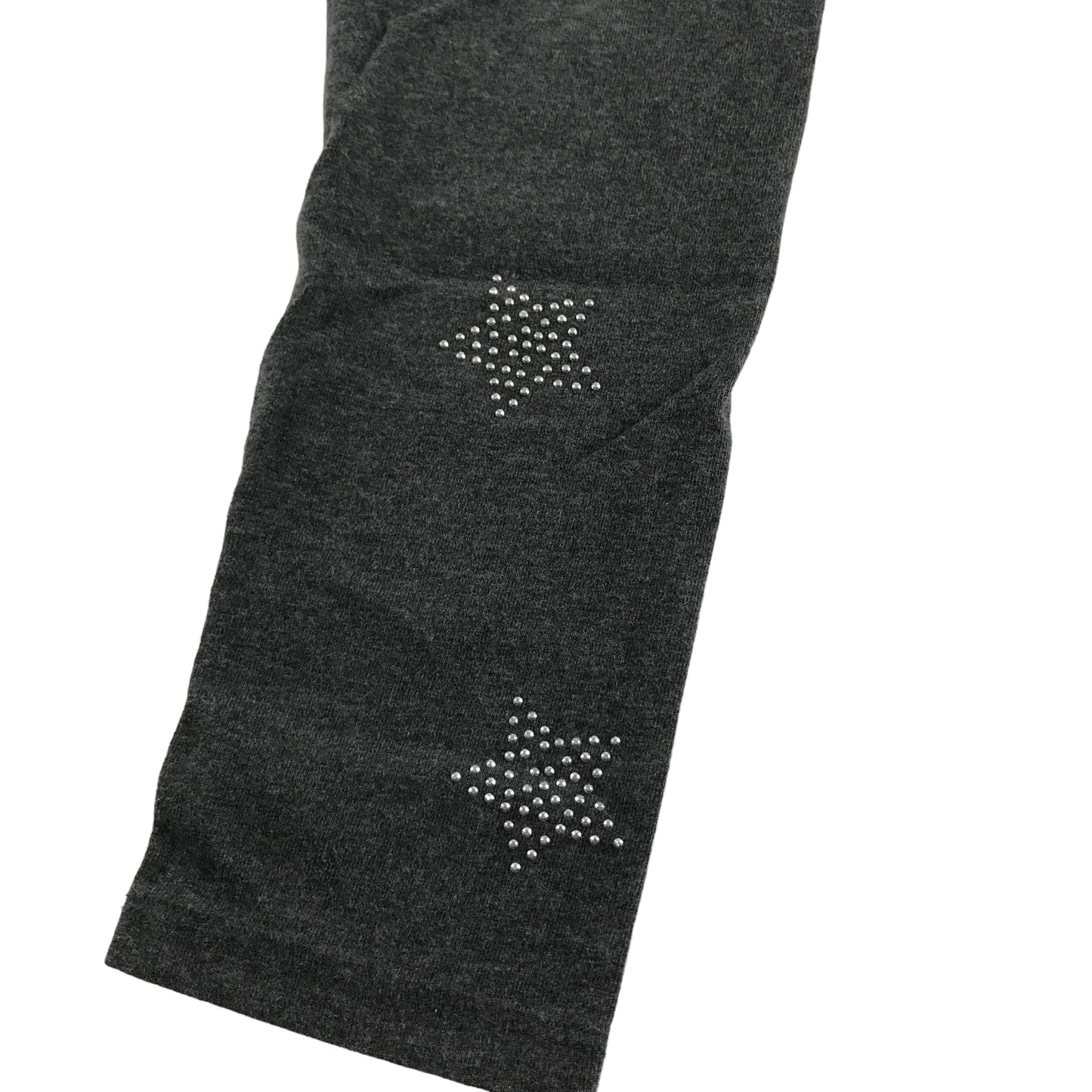 Next Leggings Age 9 Dark Grey with Stars