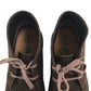 Clarks shoes shoe size 2 brown suede leather boots with laces
