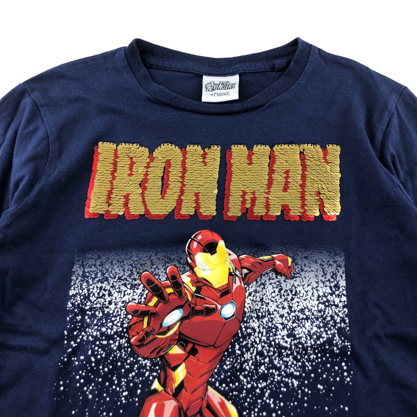 Next T-Shirt 5-6 Years Navy Marvel Avengers Ironman Graphic