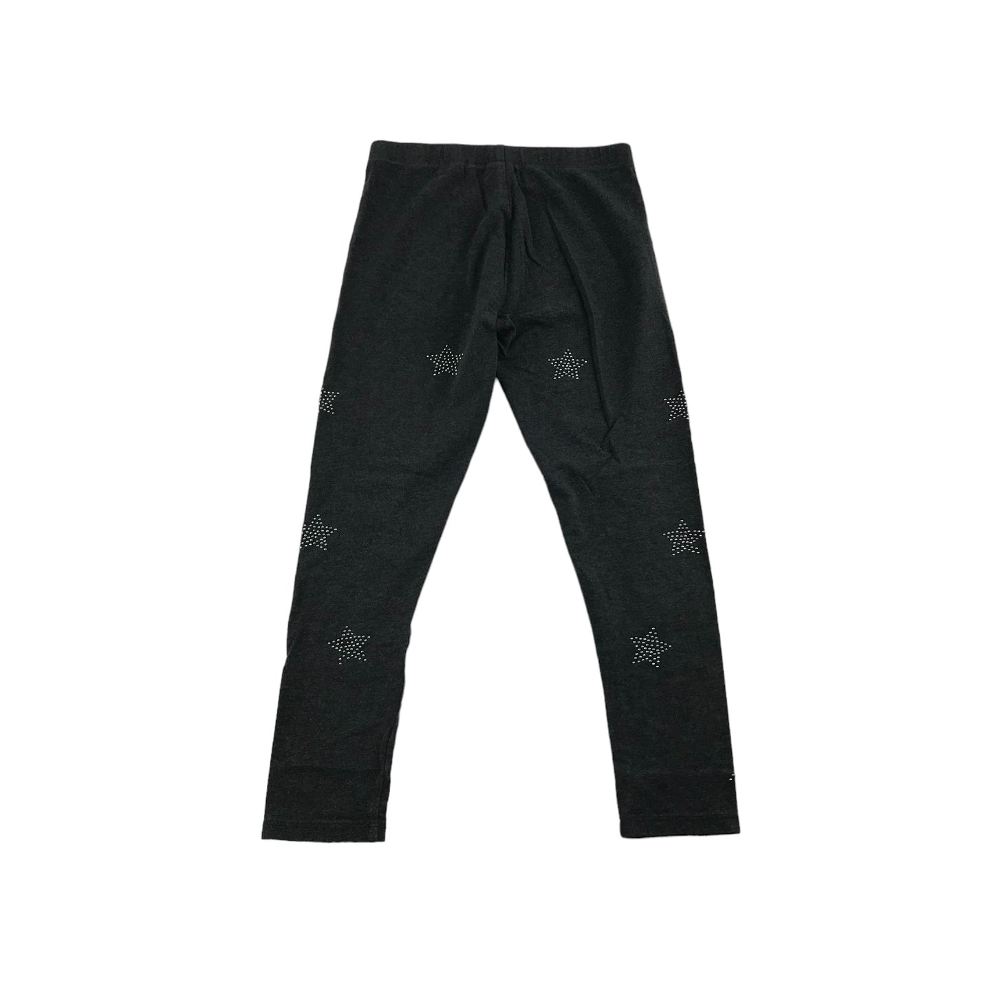 Next Leggings Age 9 Dark Grey with Stars