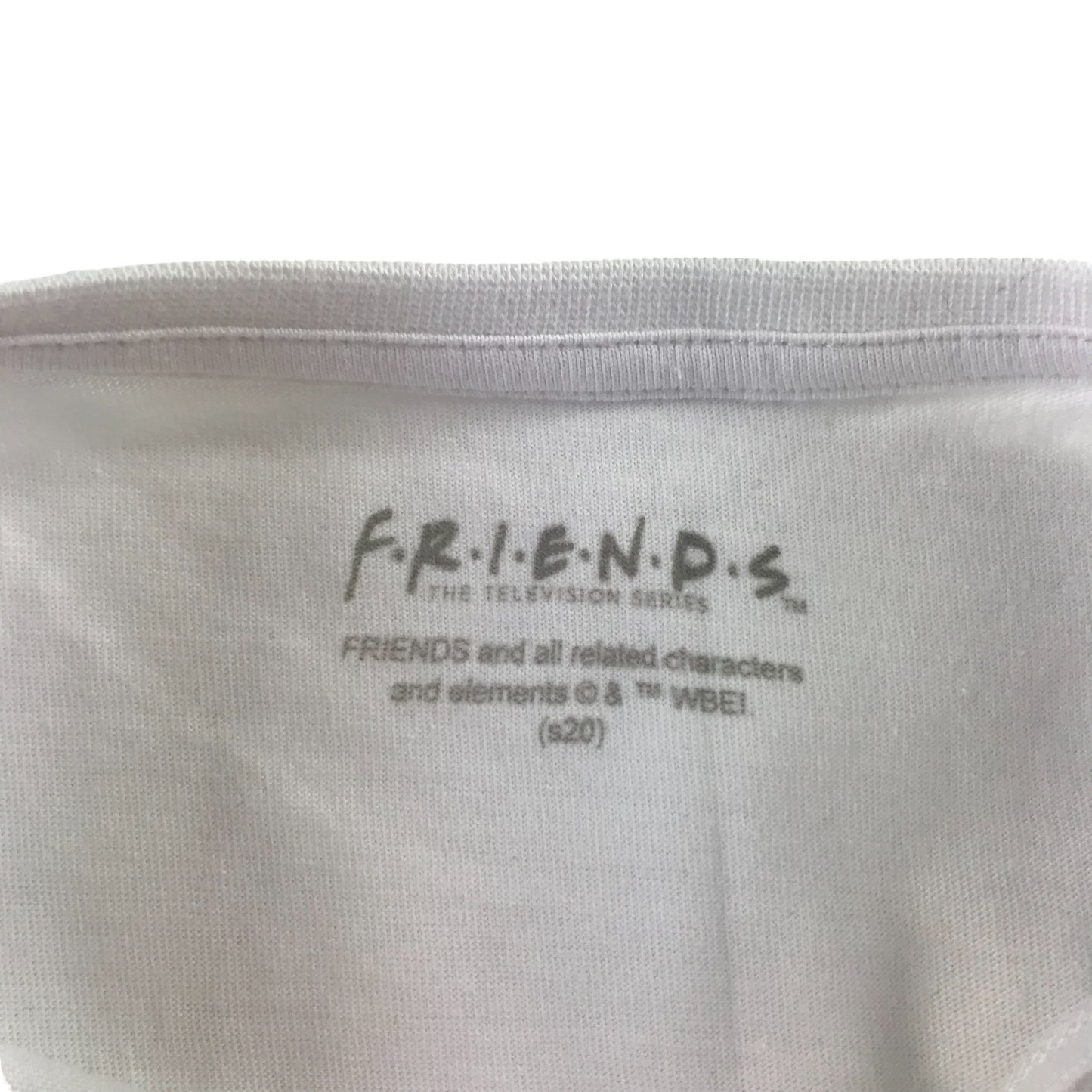 F&F t-shirt 9-10 years white FRIENDS tv show print short sleeve cotton