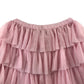 Mini Boden Skirt Age 13 Pink Layered Tulle