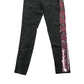 Matalan Leggings Age 9 Grey with Sparkly Pink Sequin Smiley Side Panels