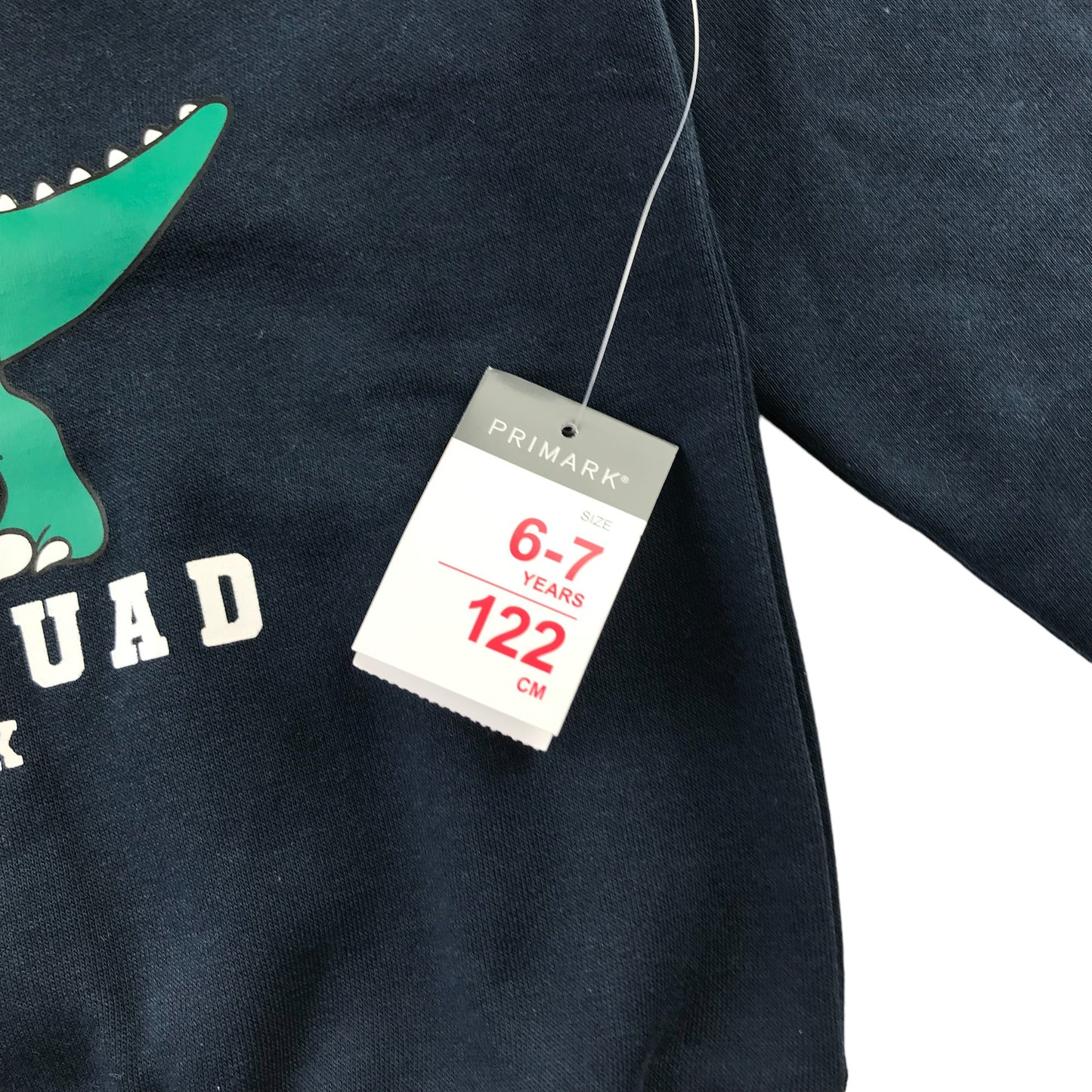 Primark Sweater Age 6 Navy Dinosaur Graphic Design Jersey