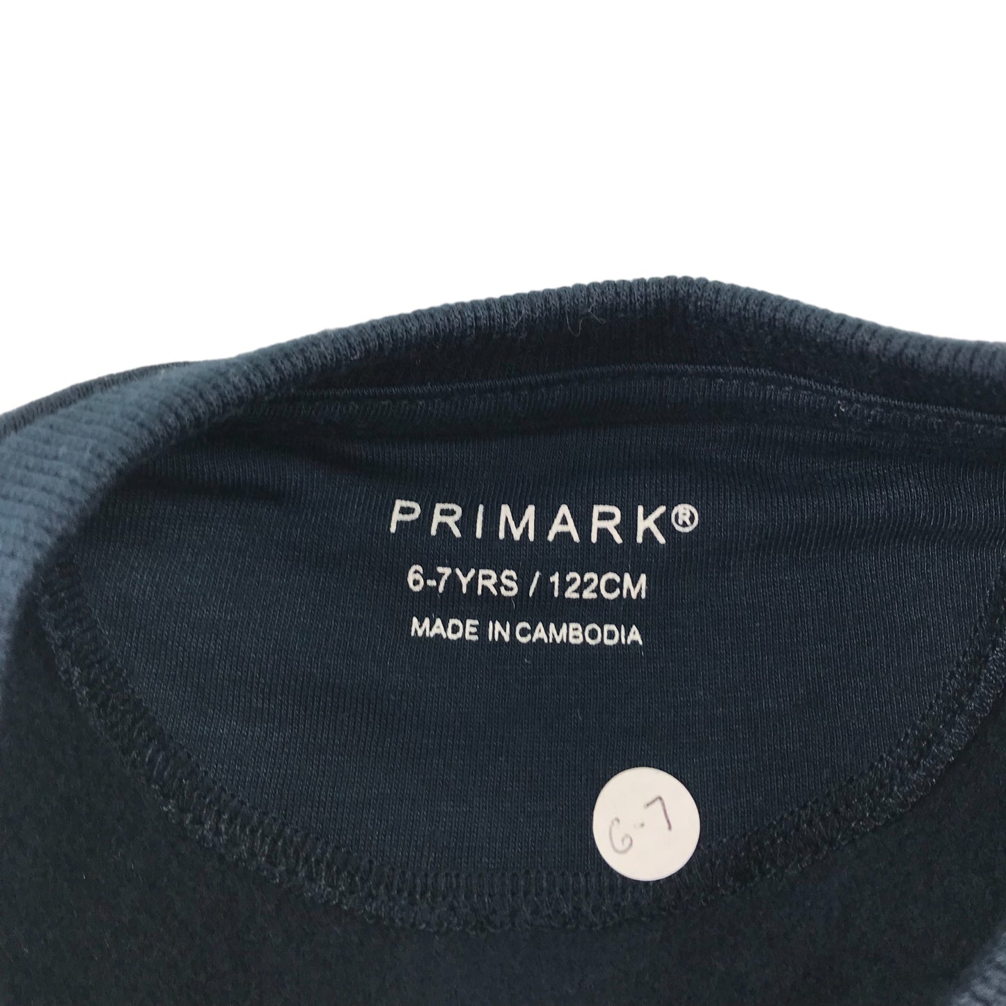 Primark Sweater Age 6 Navy Dinosaur Graphic Design Jersey