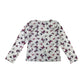 M&Co t-shirt 9-10 years white long sleeve butterfly printed cotton
