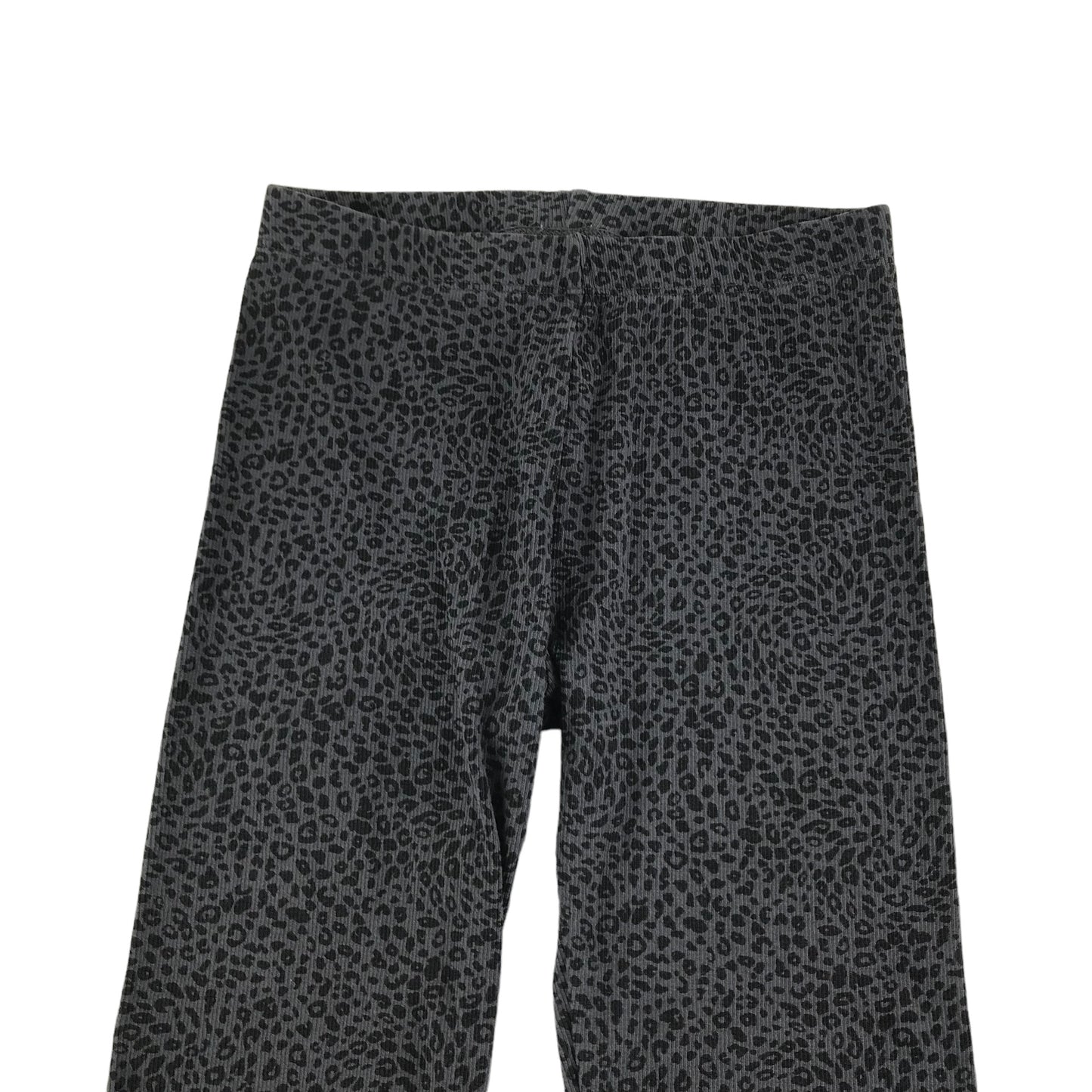 John Lewis Leggings Age 9 Grey Leopard Print Pattern