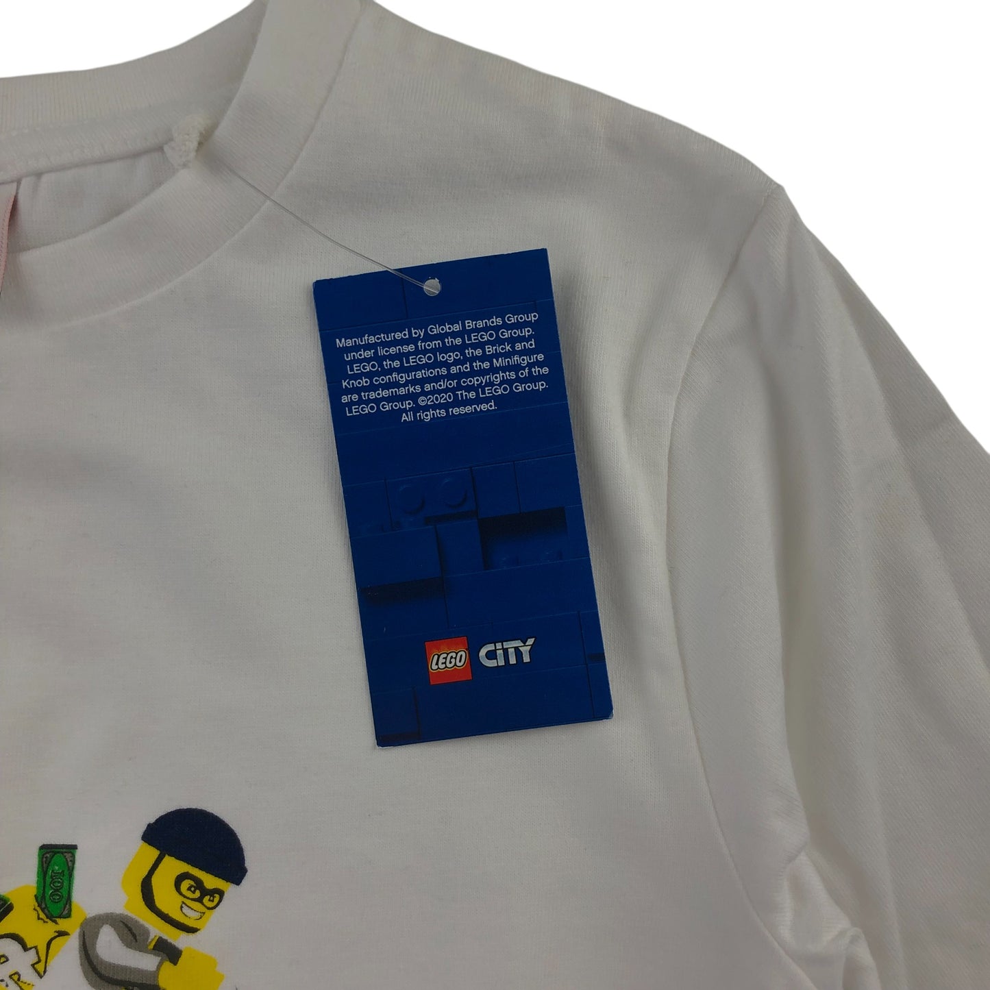 Next T-Shirt White Lego City Graphic City Crime Tee