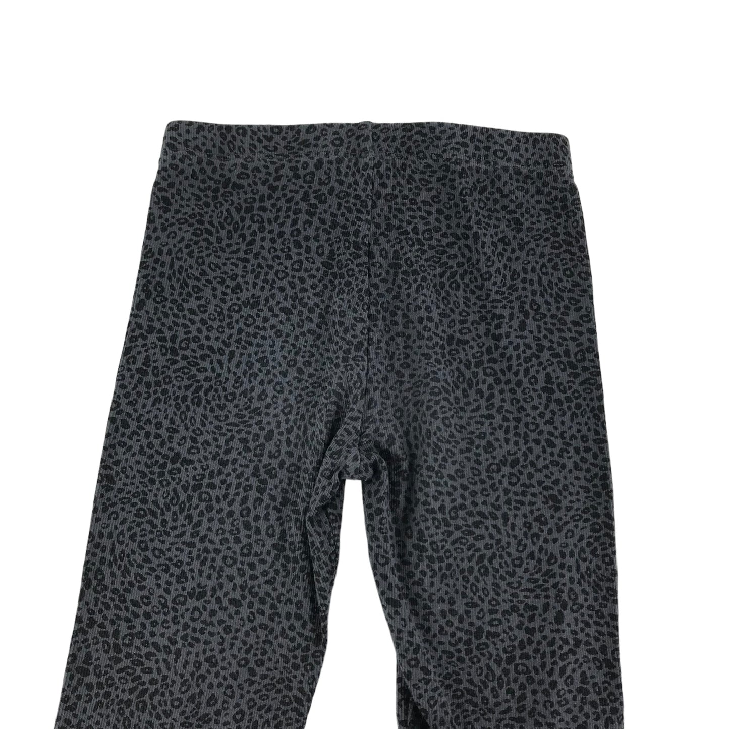 John Lewis Leggings Age 9 Grey Leopard Print Pattern