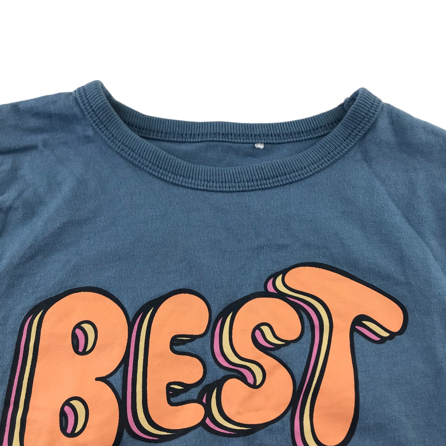 George T-shirt Age 5 Blue Best Bro Ever Graphic