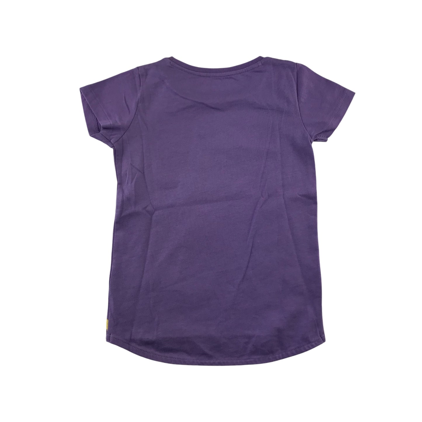 Nutmeg t-shirt 5-6 years purple giraffe print cotton