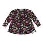 George t-shirt 5-6 years navy animals long sleeve cotton