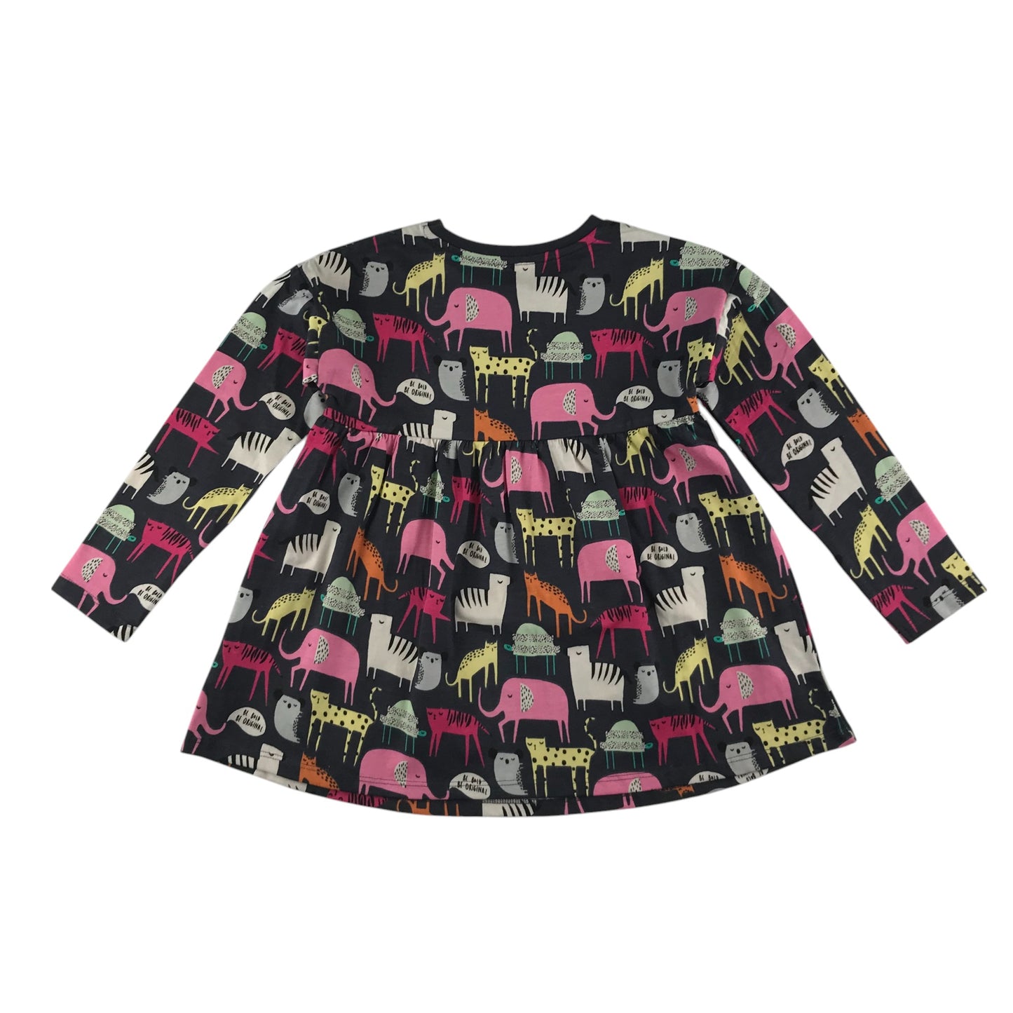 George t-shirt 5-6 years navy animals long sleeve cotton