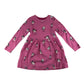 M&S dress 5-6 years pink penguins long sleeve cotton