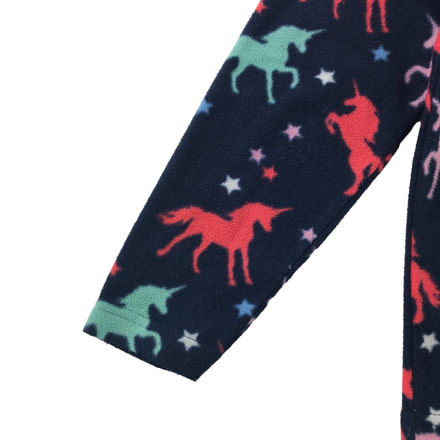 Mountain Warehouse fleece 7-8 years navy blue multicolour unicorn pattern