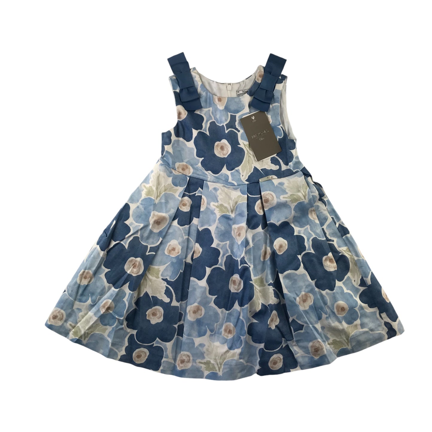 Mayoral dress 7-8 year blue and white floral