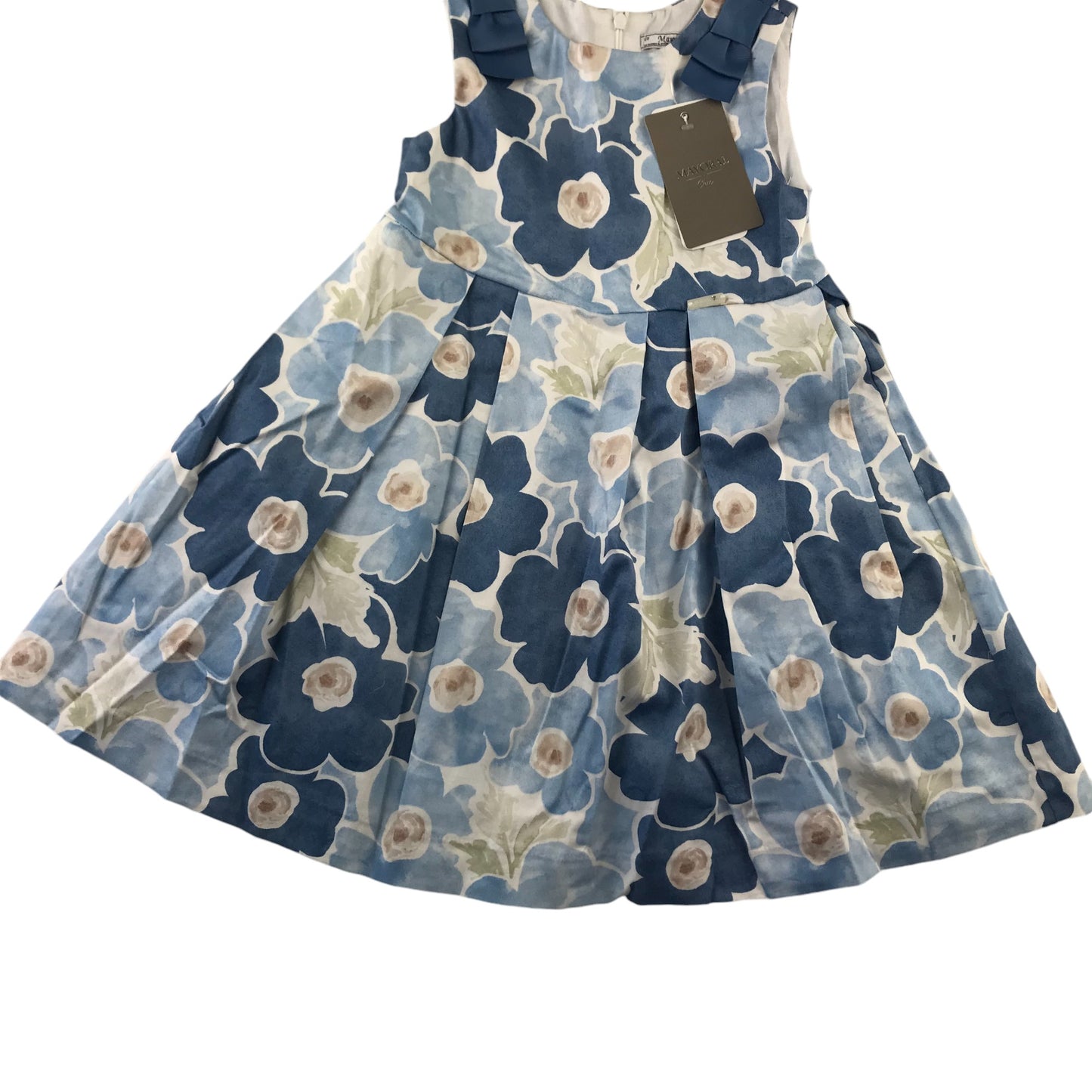 Mayoral dress 7-8 year blue and white floral