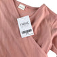 Next dress 5-6 years peachy pink sparkly mesh layer