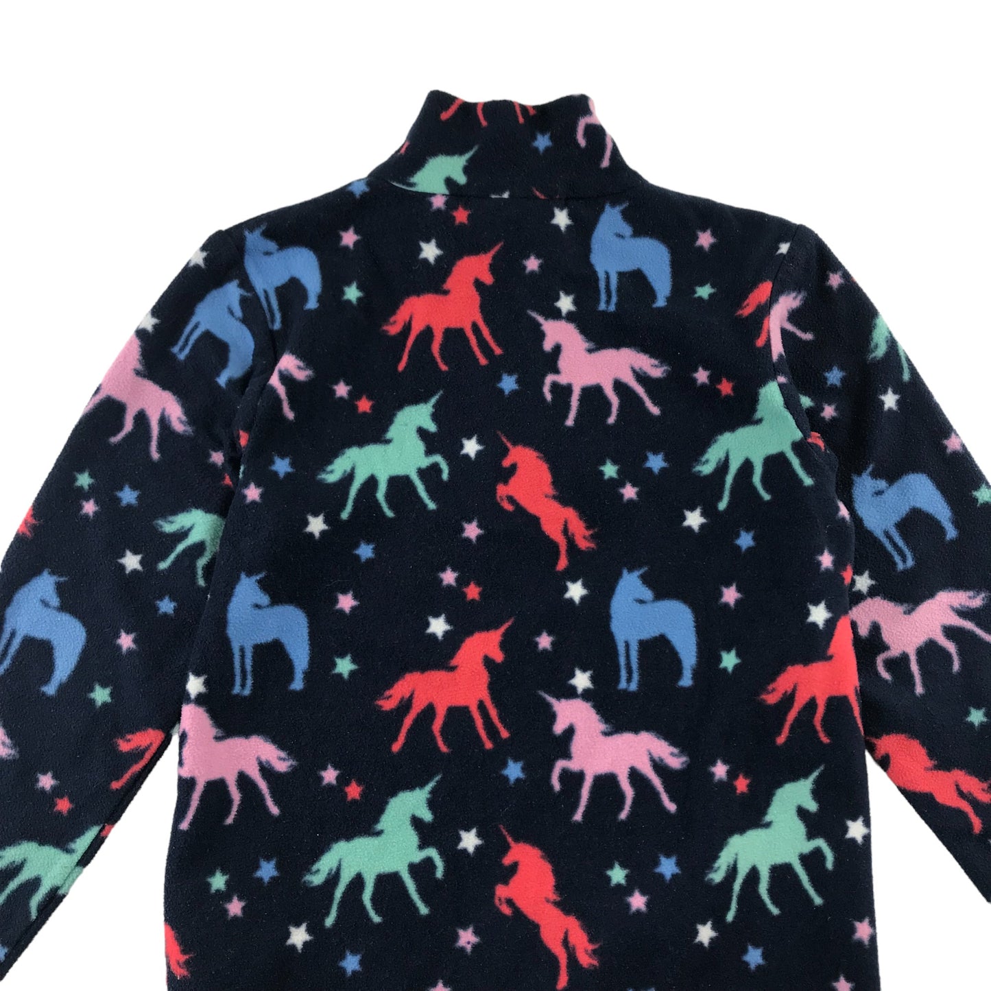 Mountain Warehouse fleece 7-8 years navy blue multicolour unicorn pattern