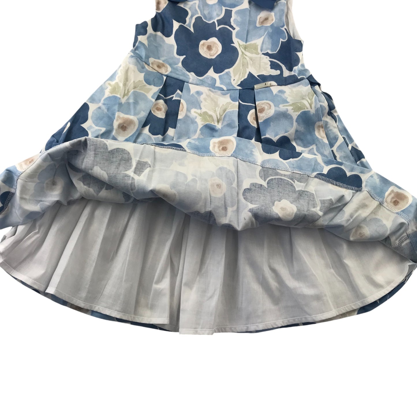 Mayoral dress 7-8 year blue and white floral