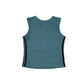 Adidas sports top women's M blue tank top v neck with black three side strips