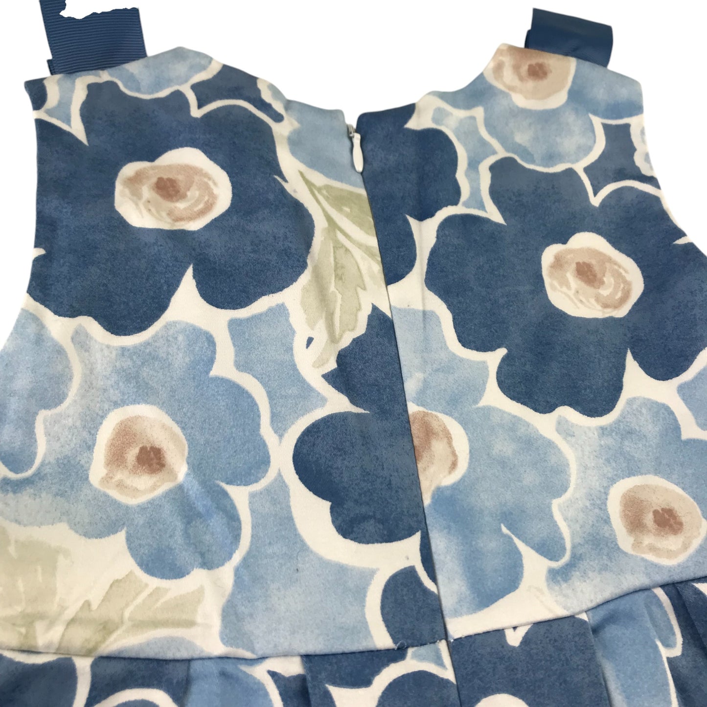 Mayoral dress 7-8 year blue and white floral